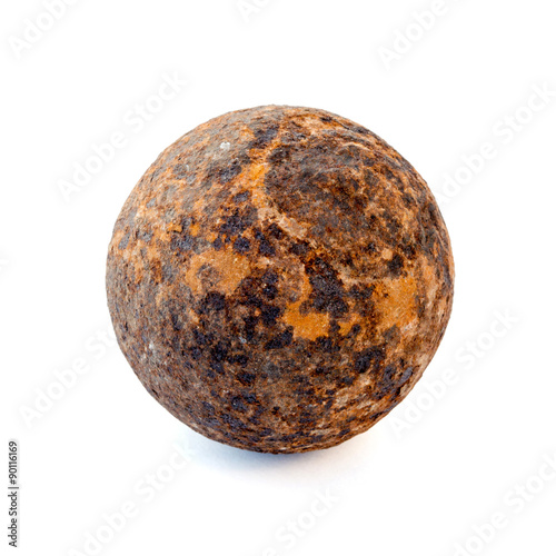 1812 year rust cannonball