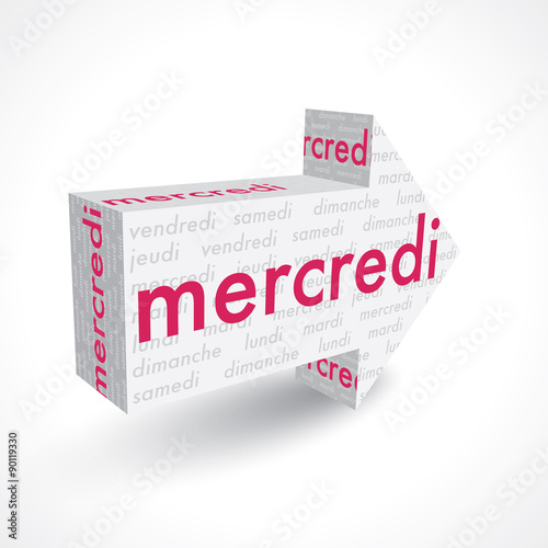 Flèche 3D - mercredi