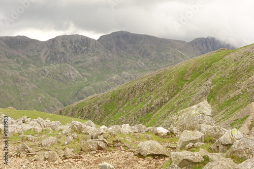 Scafell Pike from Green Gable