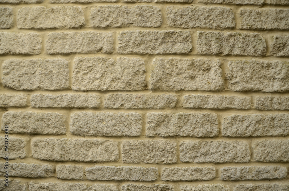 Fototapeta premium Cream Cottage Natural Stone Wall Background