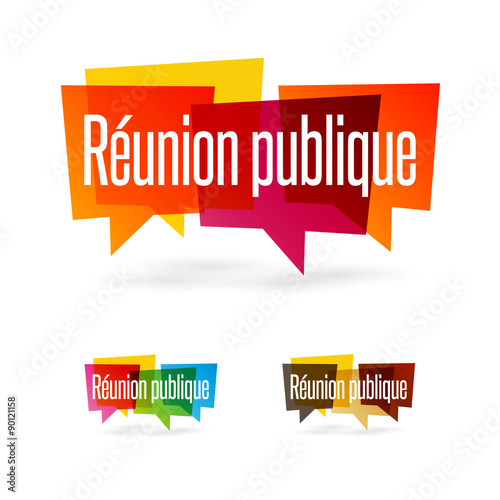 Réunion publique