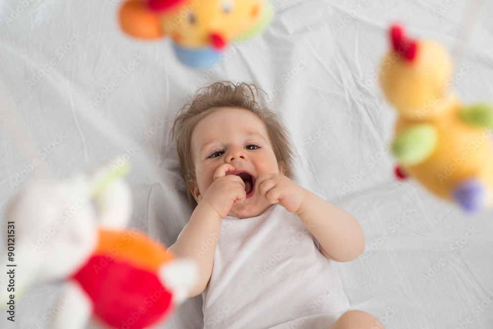 Obraz premium baby boy portrait