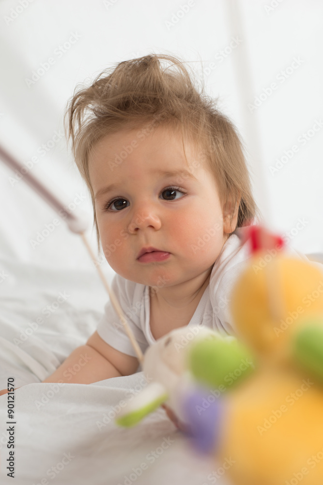 Fototapeta premium baby boy portrait 