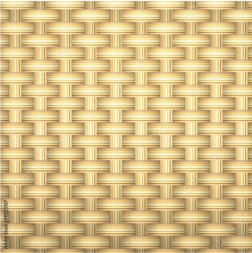 Woven rattan seamless background,vector illustration