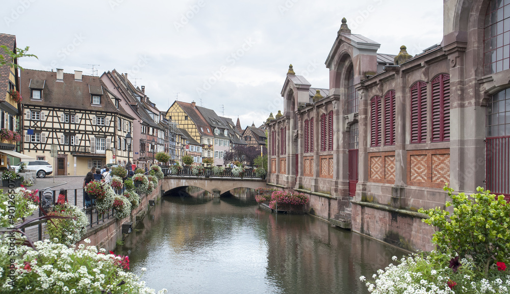 Naklejka premium little Venice in Colmar
