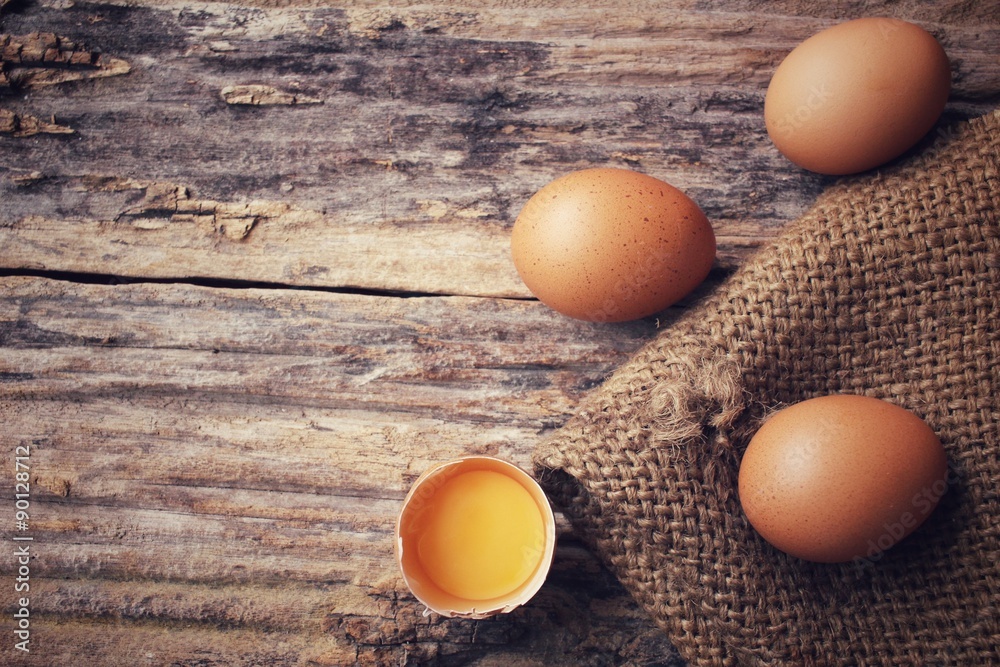 Raw eggs Raw eggs