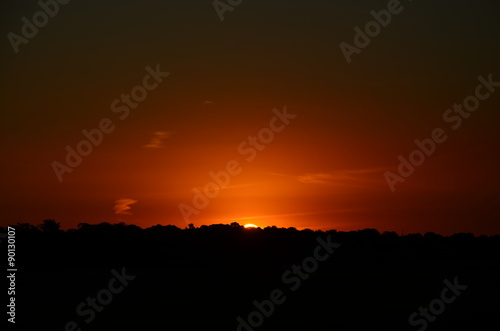Sunset in Iguazú