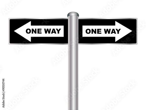 One Way Sign