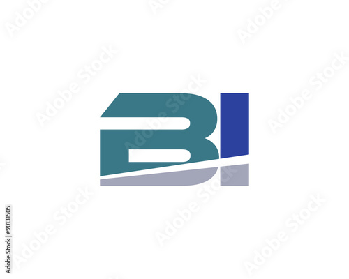 BI Letter Logo Modern