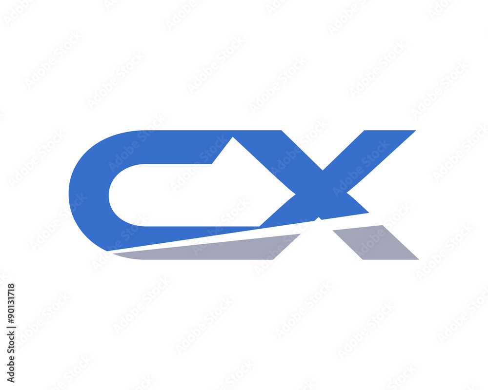 CX Letter Logo Modern CX Letter Logo Modern