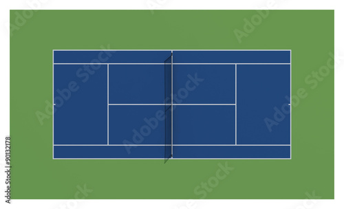 Tennis court. US open tennis
