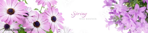 Panel kuchenny z motywem Spring web banner