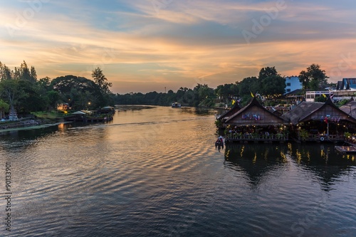 at the bridge of the river kwai in kanchanaburi thailand © shantihesse