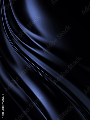 blue-black silk photo
