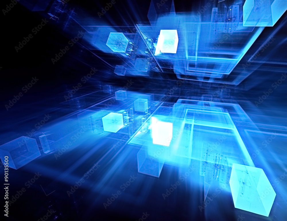 Obraz premium abstract technology background