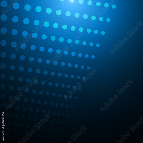 Background with glowing circles
