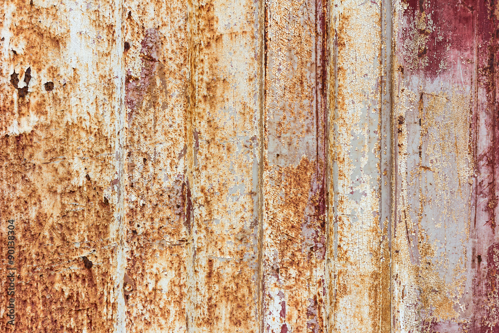 Rusty metal surface with rich and various texture Rusty metal surface with rich and various texture