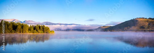Morning Mist on the Lake photo
