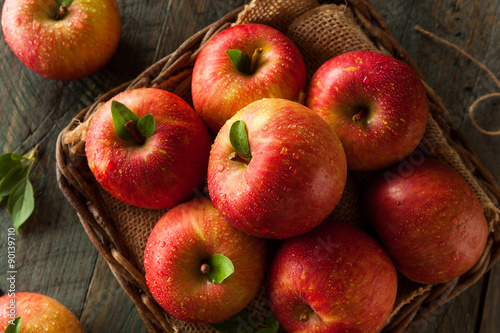 Raw Red Fuji Apples photo