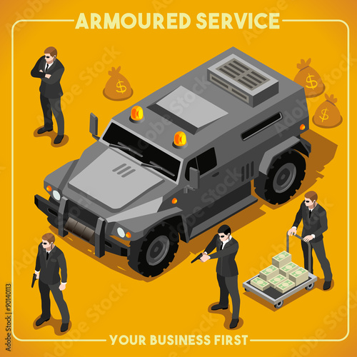 Armoured 02 Vehicle Isometric