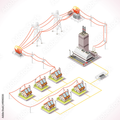 Energy 13 Infographic Isometric