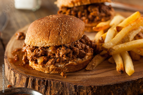 Homemade BBQ Sloppy Joe Sandwiches photo