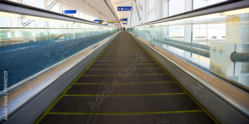 Airport Architecture Escalator Movement © Chad McDermott