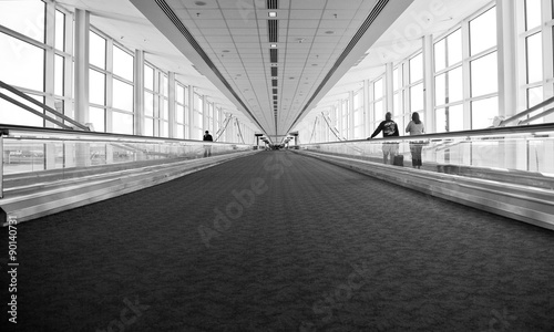 Airport Architecture Escalator Movement