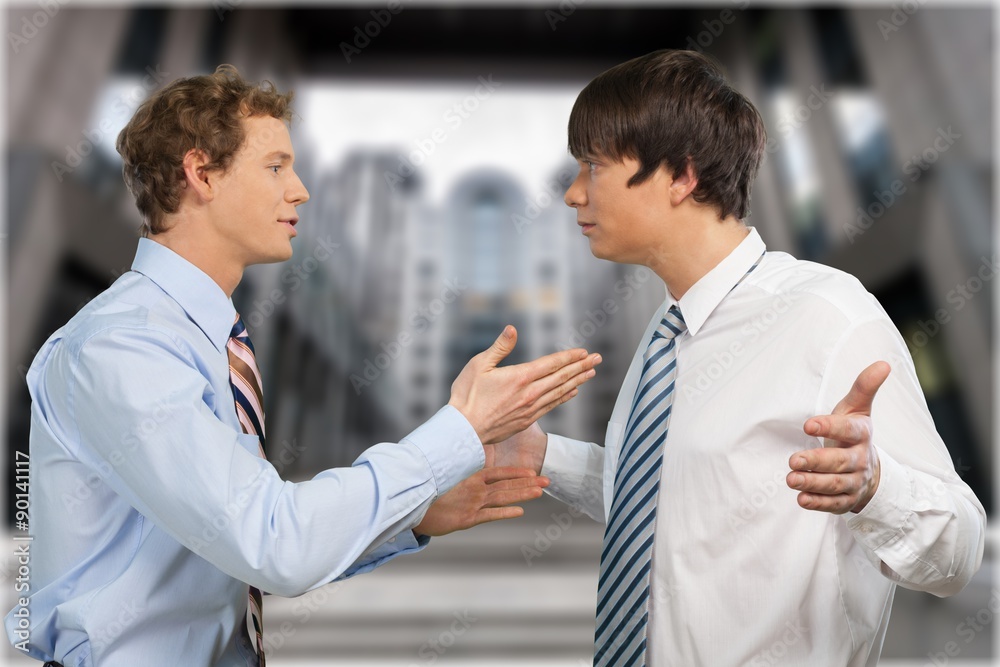 Arguing. Arguing.