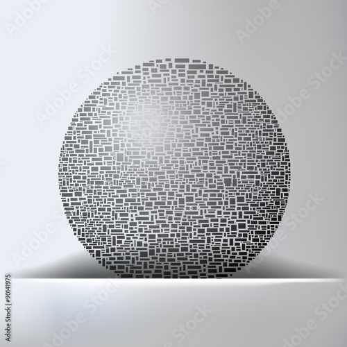Globe Abstract Background for Print or Web
