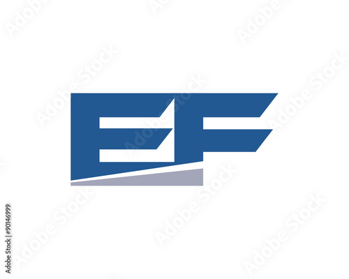 EF Letter Logo Modern