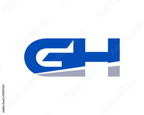 GH Letter Logo Modern photo
