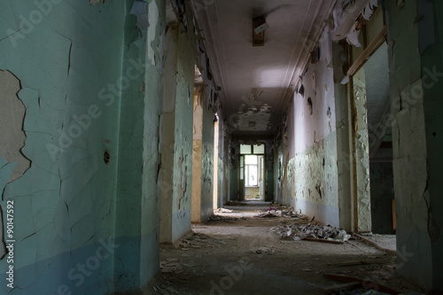 The ruins of the sanatorium. Сorridor © 70200