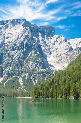 Lake Braies in the Dolomites