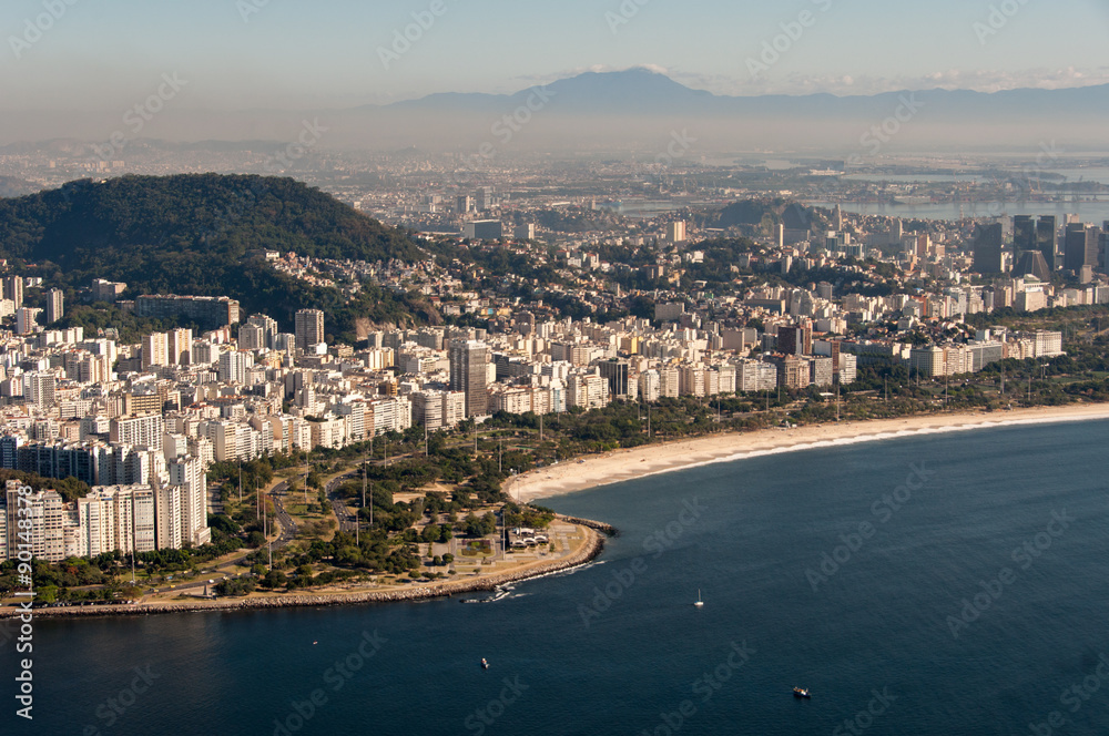 Flamengo Beach and District in Rio de Janeiro