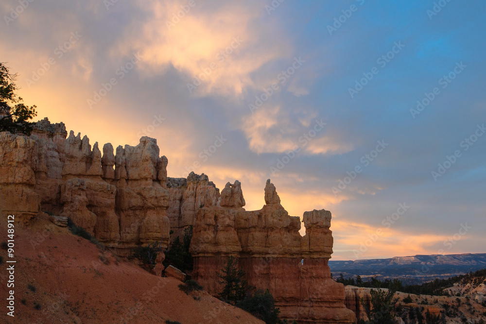 Beautiful Skies over Bryce Canyon