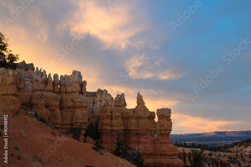 Beautiful Skies over Bryce Canyon