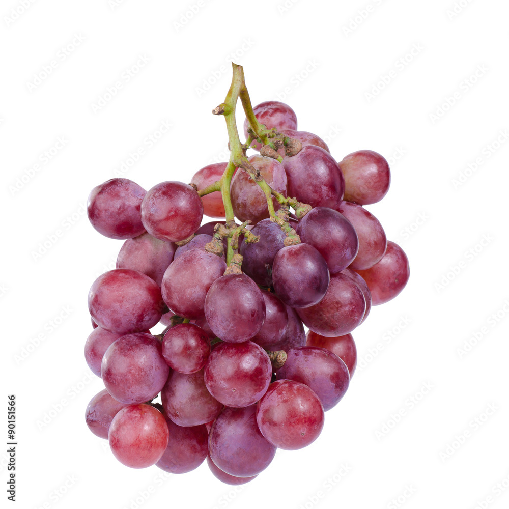 grapes isolated on over white background grapes isolated on over white background