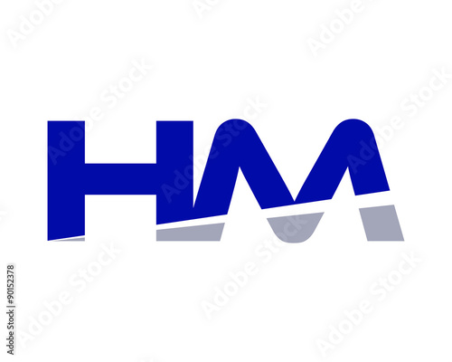 HM Letter Logo Modern