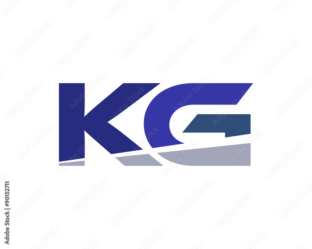 KG Letter Logo Modern