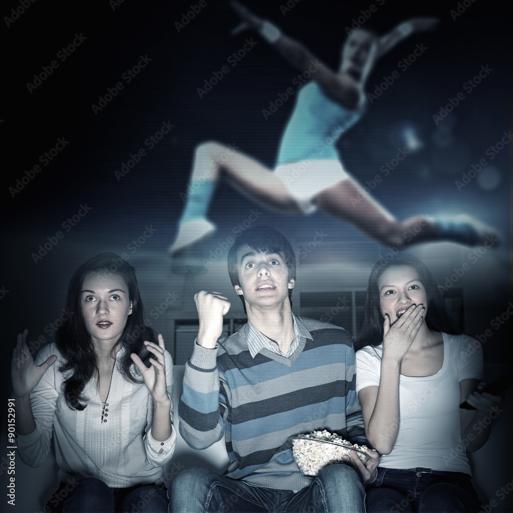 Fototapeta premium Sport fans
