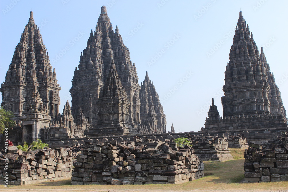 prambanan complex temple prambanan complex temple