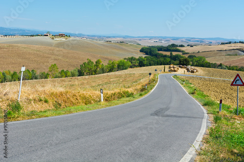 Road among Hills