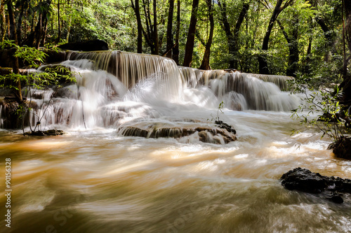 Fototapeta Naklejka Na Ścianę i Meble -  Waterfalls in the tropical rain forest