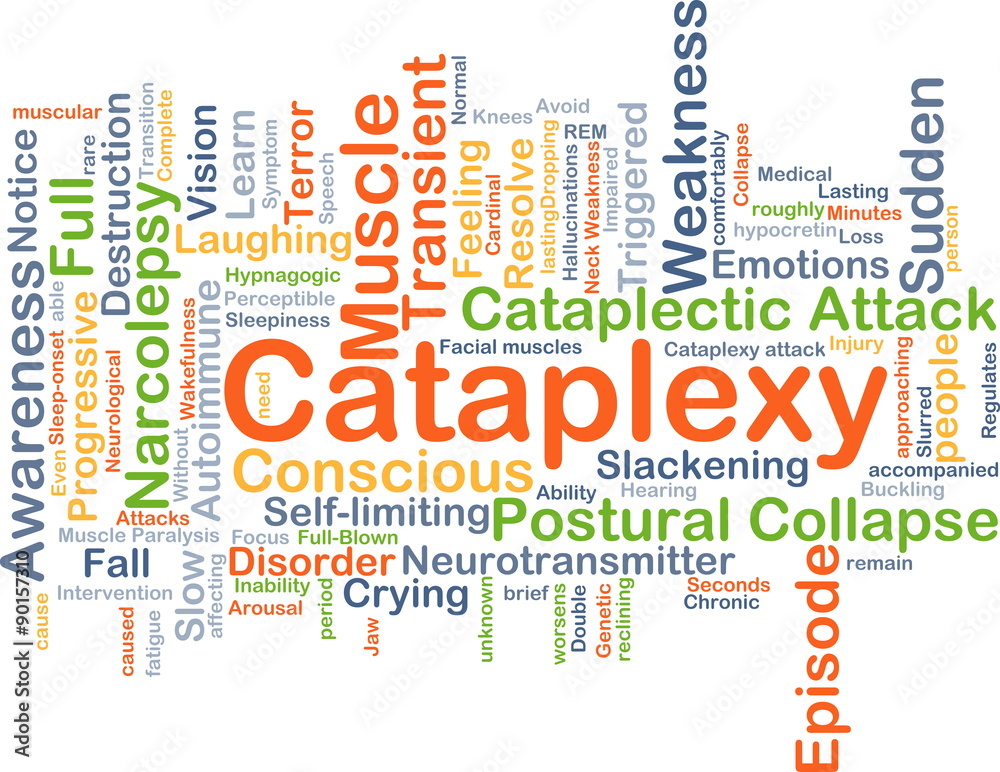 Cataplexy background concept
