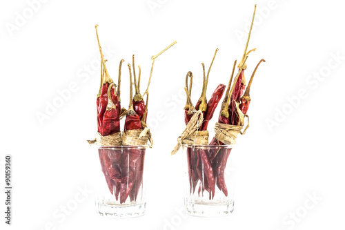 Dried red chillies