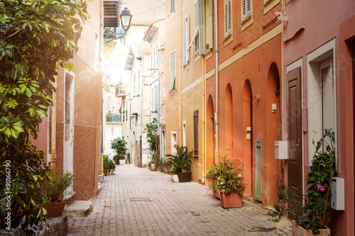 Fototapeta Naklejka Na Ścianę i Meble -  Sunshine in Villefranche-sur-Mer