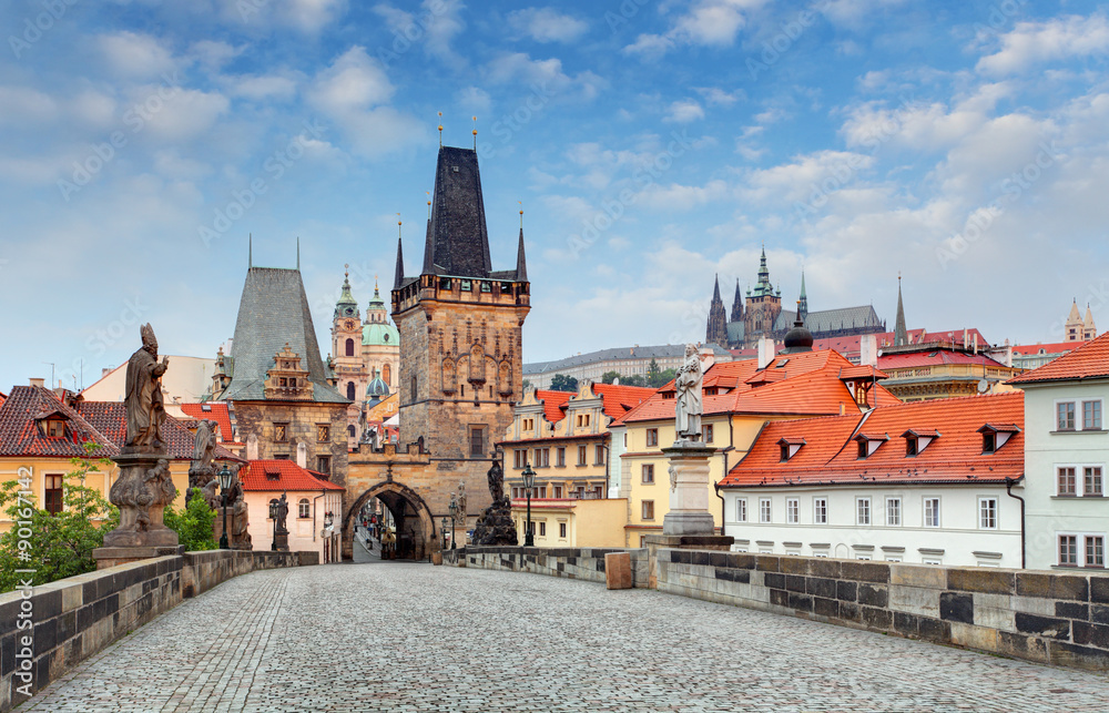 Fototapeta premium Praga - Most Karola, Czechy