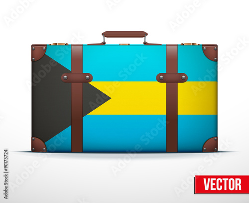 Classic vintage luggage suitcase for travel