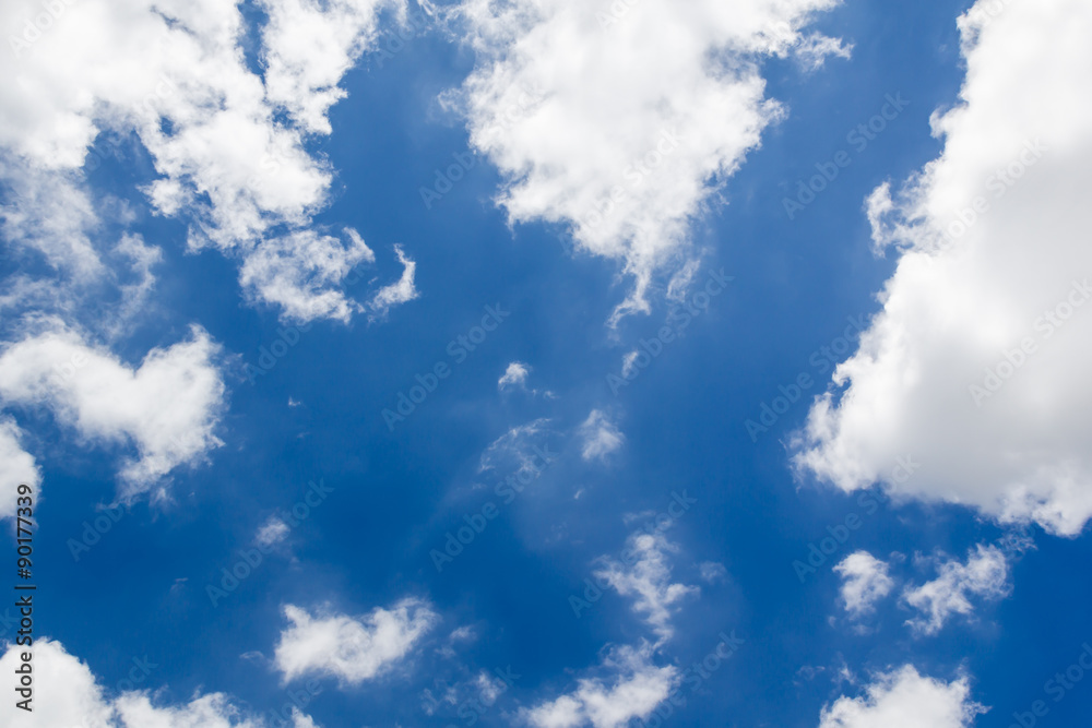 Fototapeta premium Blue sky with cloud